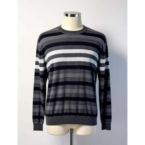 axcess Striped Crewneck Sweater Size L